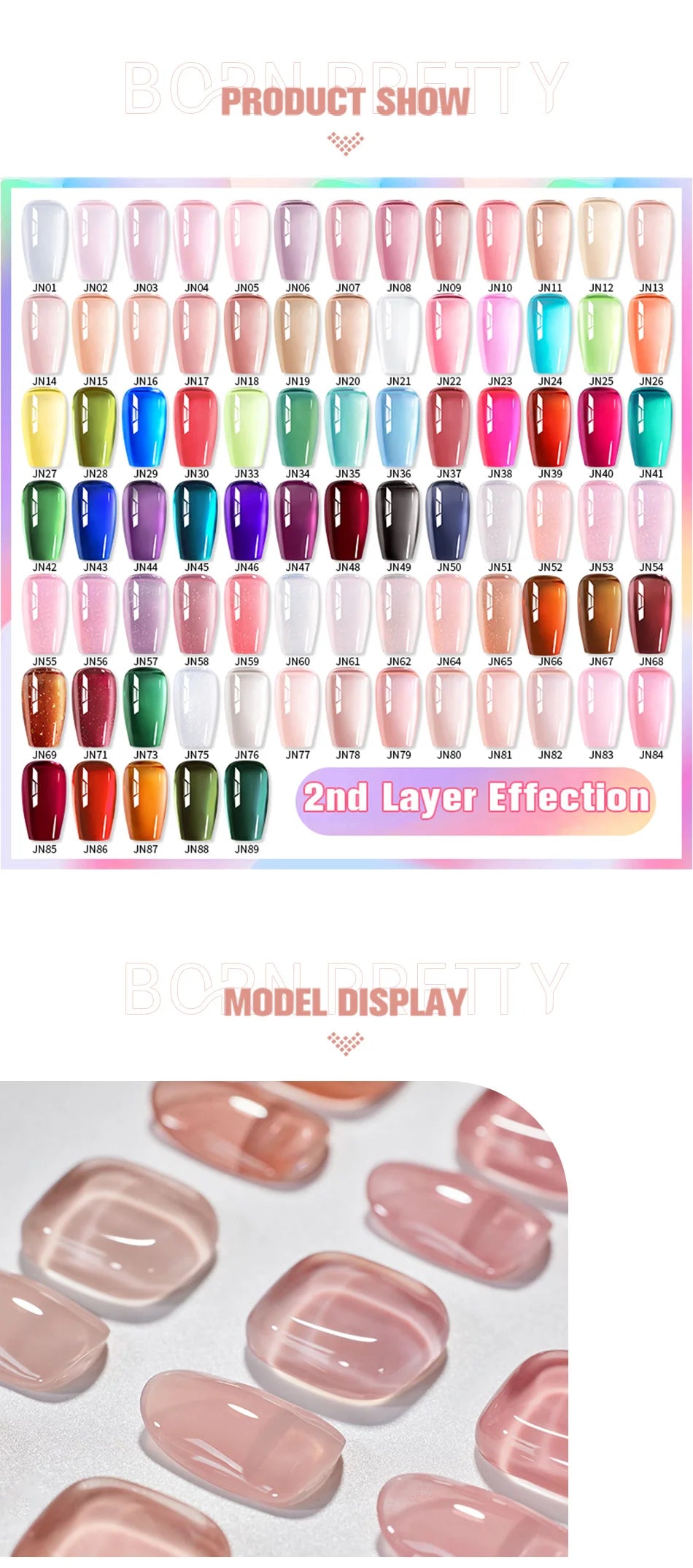 10ml Jelly Nude Gel Nail Polish Autumn Amber Semi Transparent Manicure Soak off UV LED Nails Gel Varnish