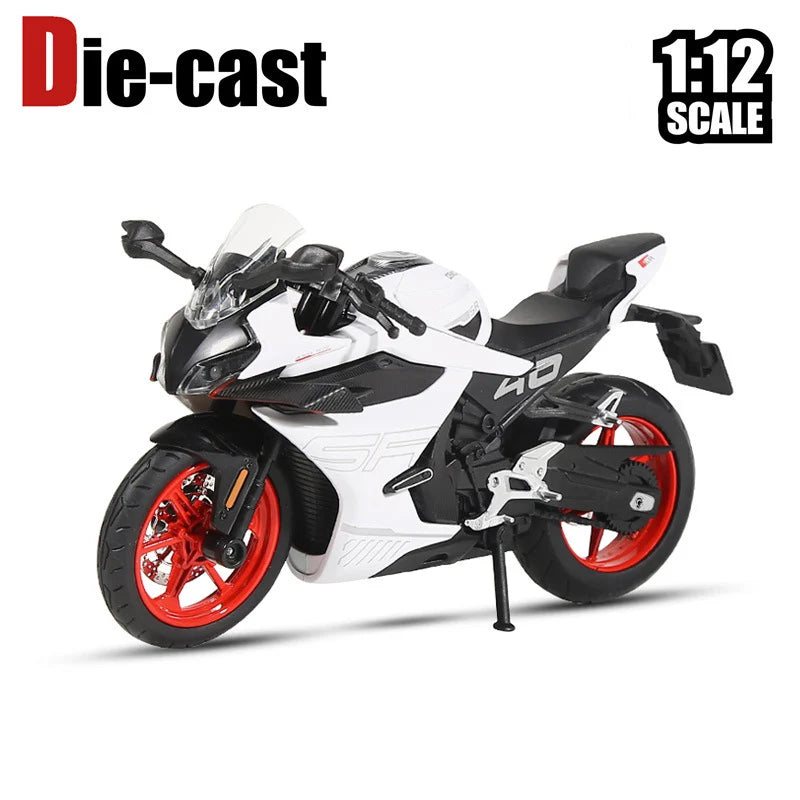 Diecast CFMOTO 450SR Racing Motorcycle Model 1 to 12 Scale