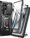 for Samsung Galaxy S24 S23 Ultra Case with Camera Cover Screen Protector Silky Touch Military Drop Protection Phone Case