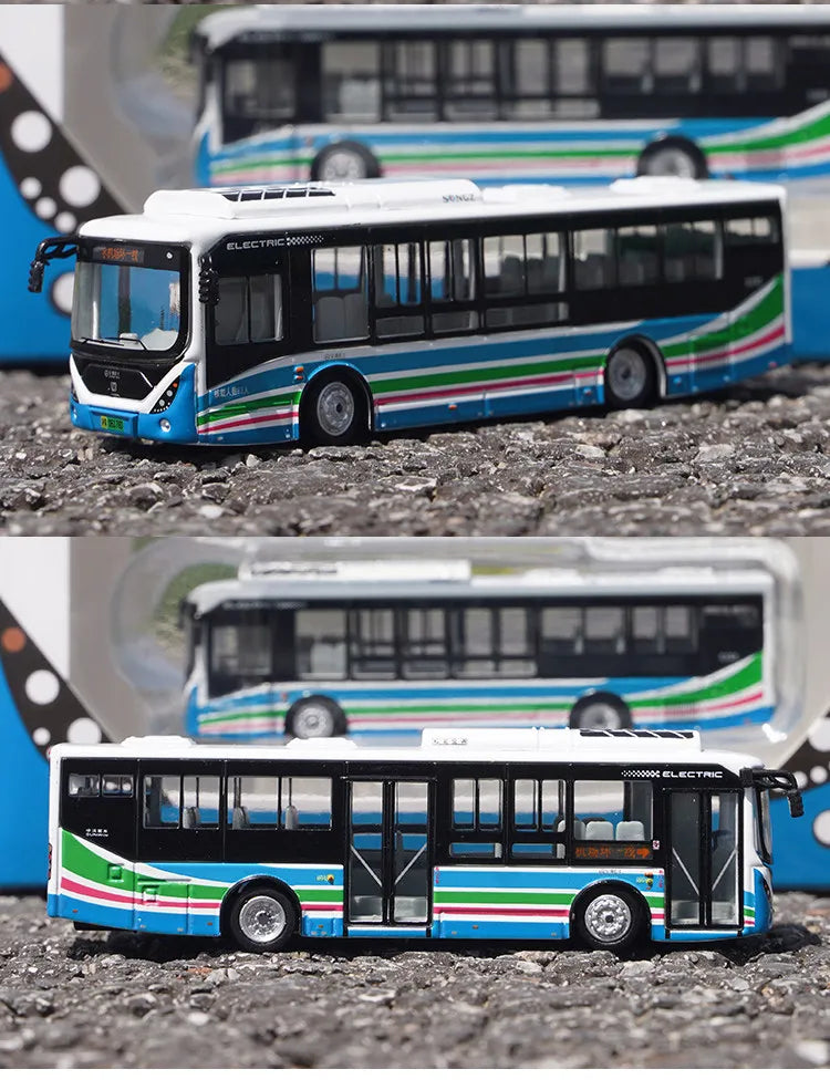 1 120 Scale Shanghai City Tour Bus Diecast Model Vehicle