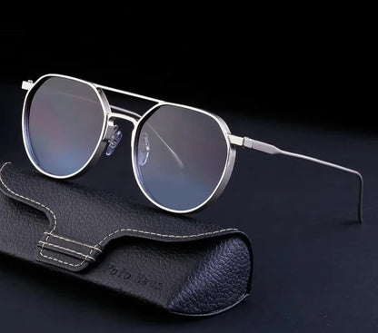 Vintage Punk Sunglasses For Men Retro Oval Steampunk Round Shades