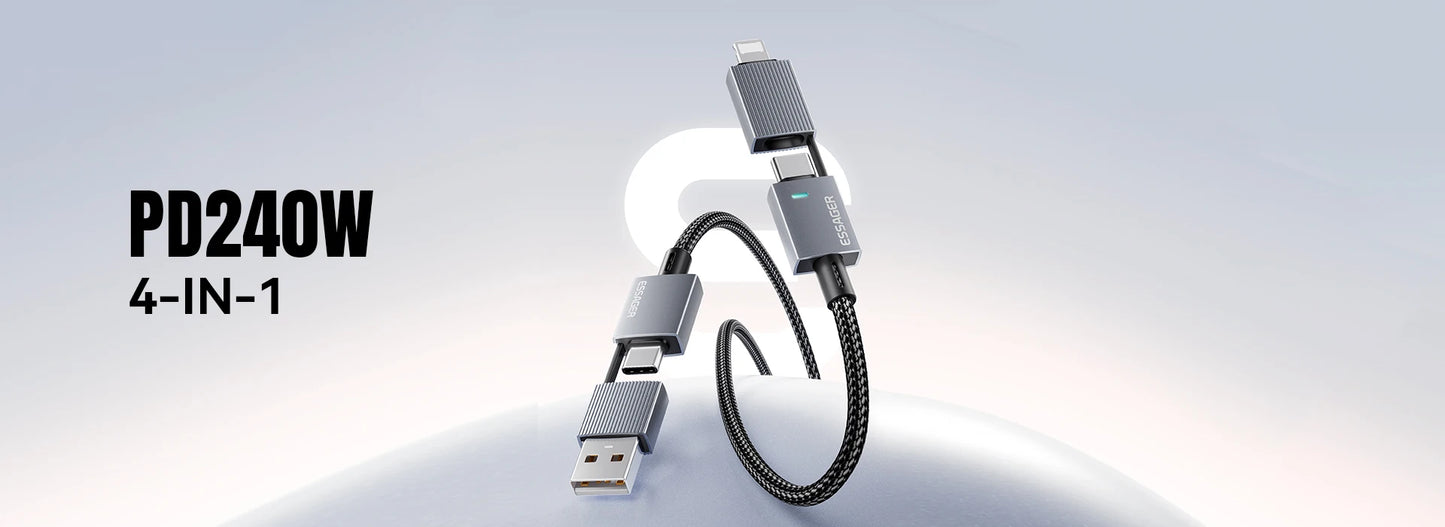 100W USB-C to USB-C Cable with Digital Display