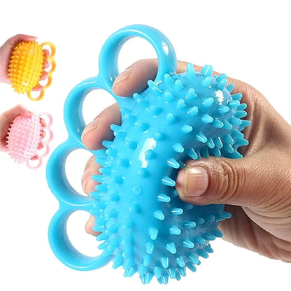 1Pcs Hand Grip Strengthener Finger Exerciser Ball for Patient Recovery Elderly Stroke Arthritis Therapy Anxiety Stress Relief