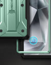 for Samsung Galaxy S23 Ultra S24 Case with Kickstand Slide Camera Cover Screen Protector Military Grade Shockproof 6.8"