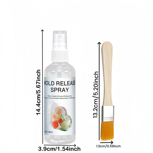 Non-Stick Silicone Mold Release Spray – Easy Demolding for Epoxy Resin & Candles (100ml/200ml)