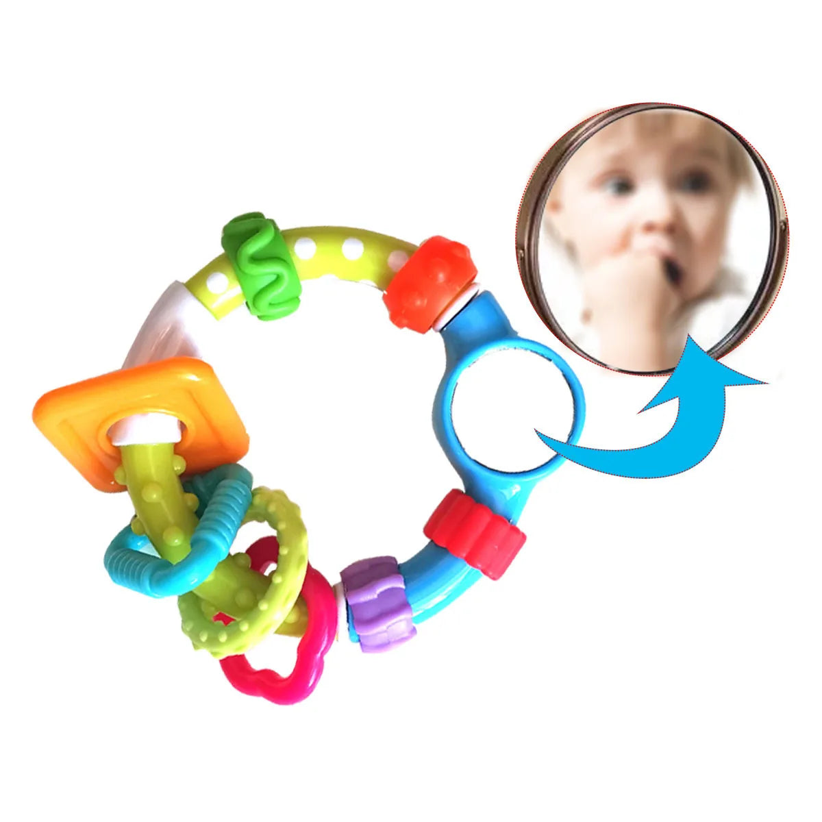 Development Toys 0 6 12 Months Sensory  Teether Rattle Educational  Toys Soft Teething Toys Games For Babies 1 Year