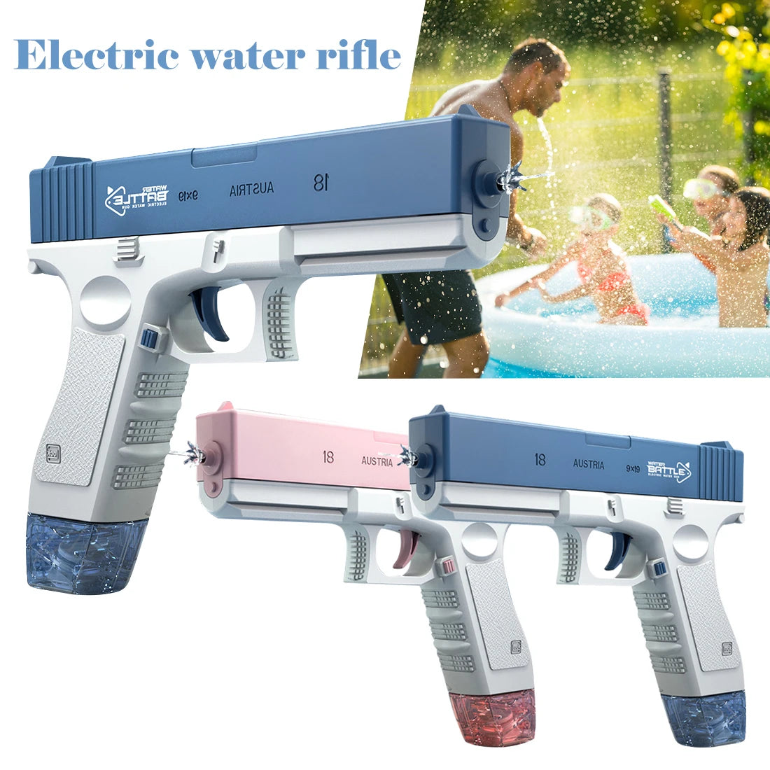 Electric Water Spray Toys Bursts High-pressure Strong Charging Energy Water Automatic Toy