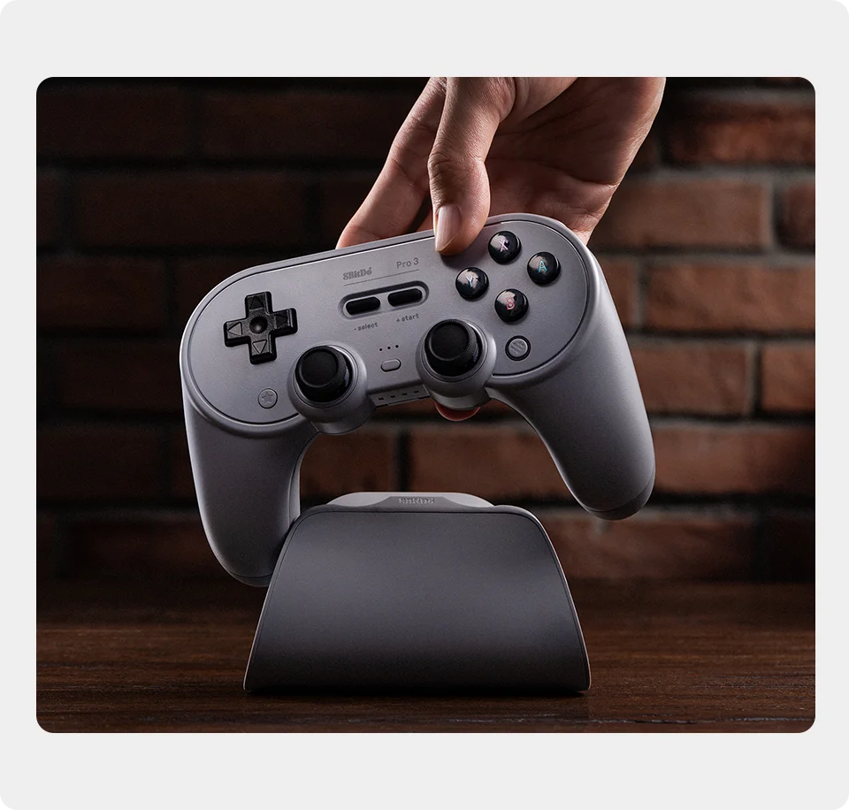 Wireless Gaming Controller with TMR Joysticks and Swappable Buttons for Nintendo Switch and PC