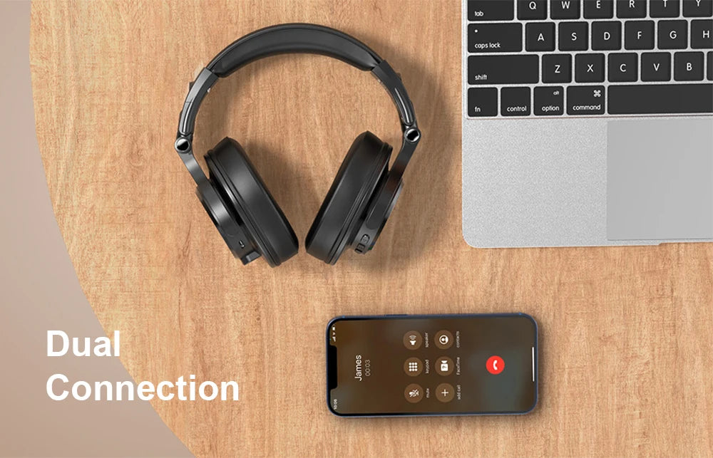 Fusion A70 Bluetooth Headphones Hi-Res Audio Over Ear Wireless Headset Professional Studio Monitor DJ HiFi Headphones