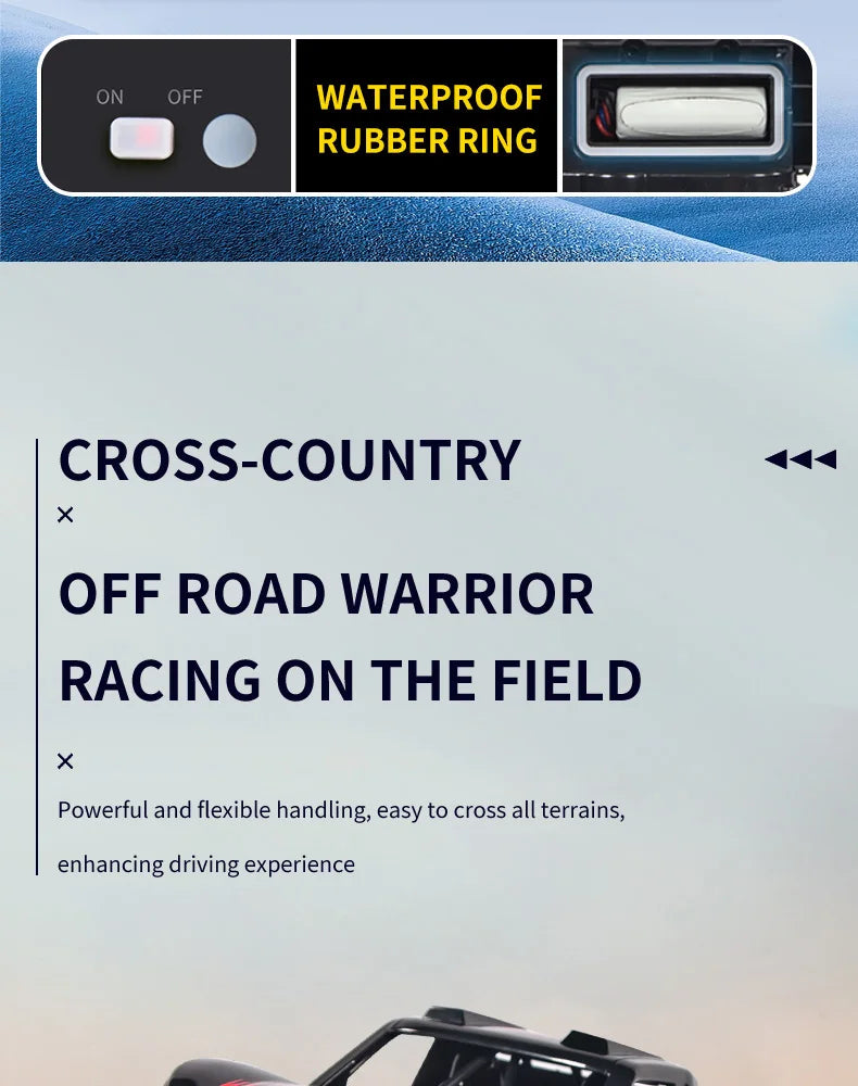 2.4G Amphibious Off-road Climbing RC Flip Stunt Car Racing All-terrain Waterproof 's RC Toys Gifts