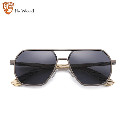 Alloy Sunglasses Men Women Wooden Polarized Sun Glasses Driving Uv400