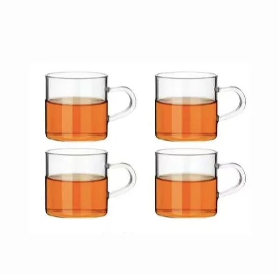 Heat Resistant Glass Teapot with Stainless Steel Filter Large Capacity Induction Kettle 1.2L