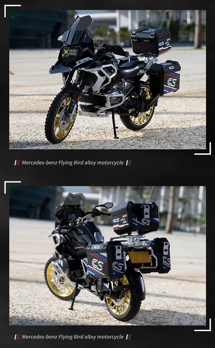 Diecast R1250 GS Adventure Motorcycle Model 1 to 10 Scale