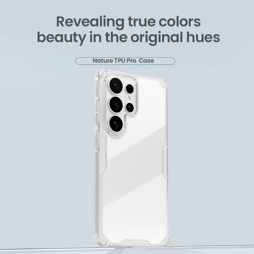 Transparent TPU + PC Soft Case for Samsung Galaxy S26 Ultra / S26 Plus – Silicone Clear Protective Back Cover