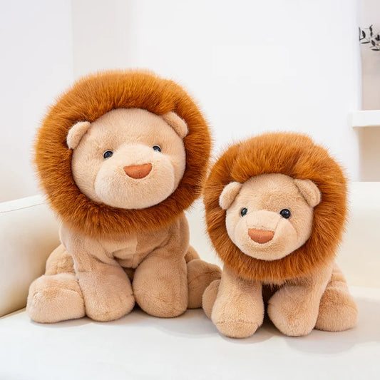 Mighty Lion Plush Stuffed Animal Sitting Lion Pillow