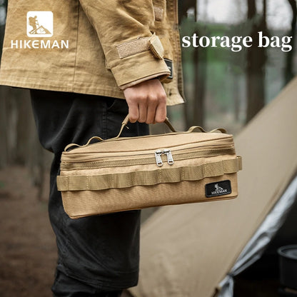 Multifunctional Outdoor Tableware Storage Bag Camping Tableware Gas Tank Portable Anti-Collision Storage Bag Picnic Bag