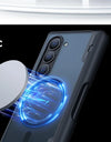 Magnetic MagSafe for Z Fold 6 Case with Hinge Protection Built-in Front Screen Protector Full Body Rugged Shockproof Phone Case
