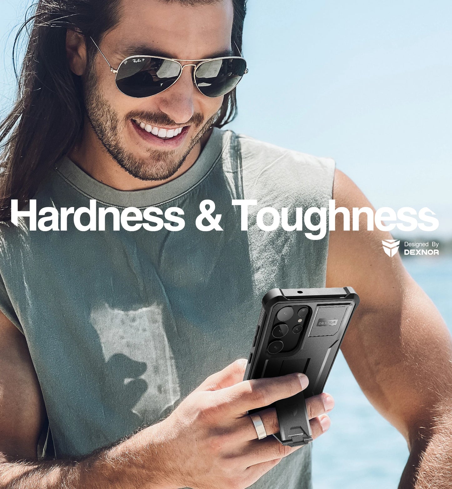 Full Body Heavy Duty Military Grade Protection Built-in Screen Protector and Kickstand for Samsung Galaxy S23 Ultra Case6.8 inch