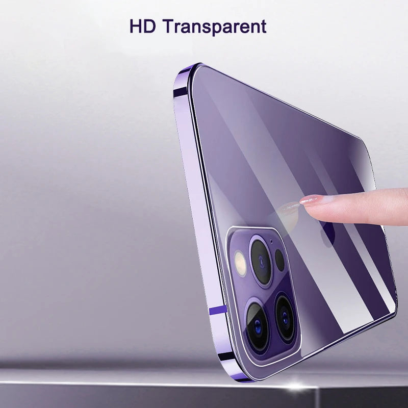2in1 Full Cover Back+Camera Lens Protective Tempered Glass on iPhone 15 14 Pro Max 11 12 13 Pro Max Screen Camera Protector Film