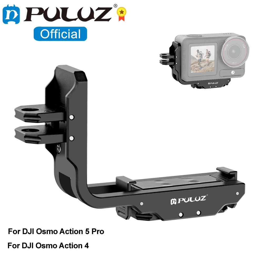 Vertical Horizontal Shooting Quick Release Metal ic L Bracket for DJI Osmo Action 5 Pro / 4 Sport Camera Accessories