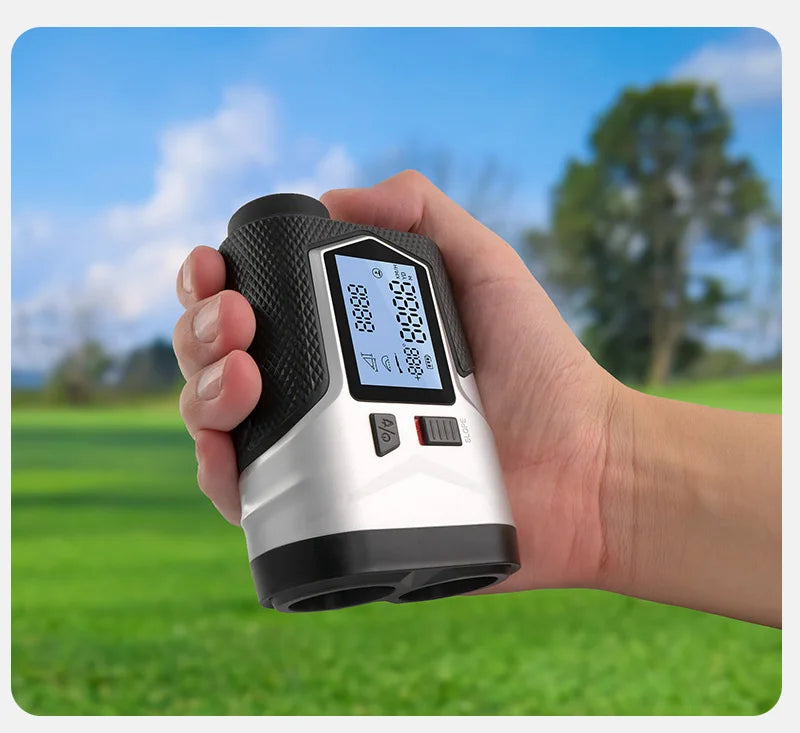 Rechargeable Golf Laser Rangefinder 1200m With Slope Adjustment Flag Lock And Vibration