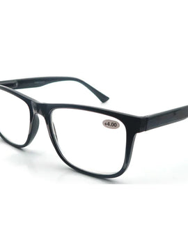 Oversize Reading Glasses Rectangle Frame Sun Readers Eyeglasses Spring Hinge Lightweight Wear with Diopter +1.0 - +4.0