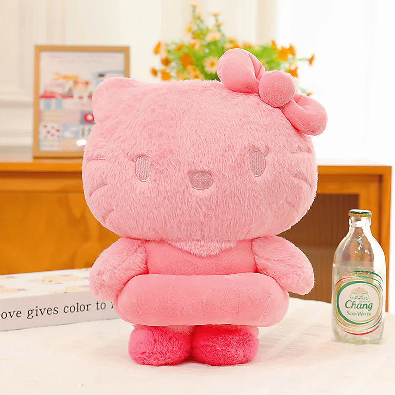 Sanrio Style Tie Dye Plush Doll Pillow Soft Stuffed Toy