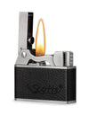 Vintage Kerosene Lighter, Windproof Soft Flame, Metal and Leather Trench Lighter, Fluid Refillable Pocket Lighters