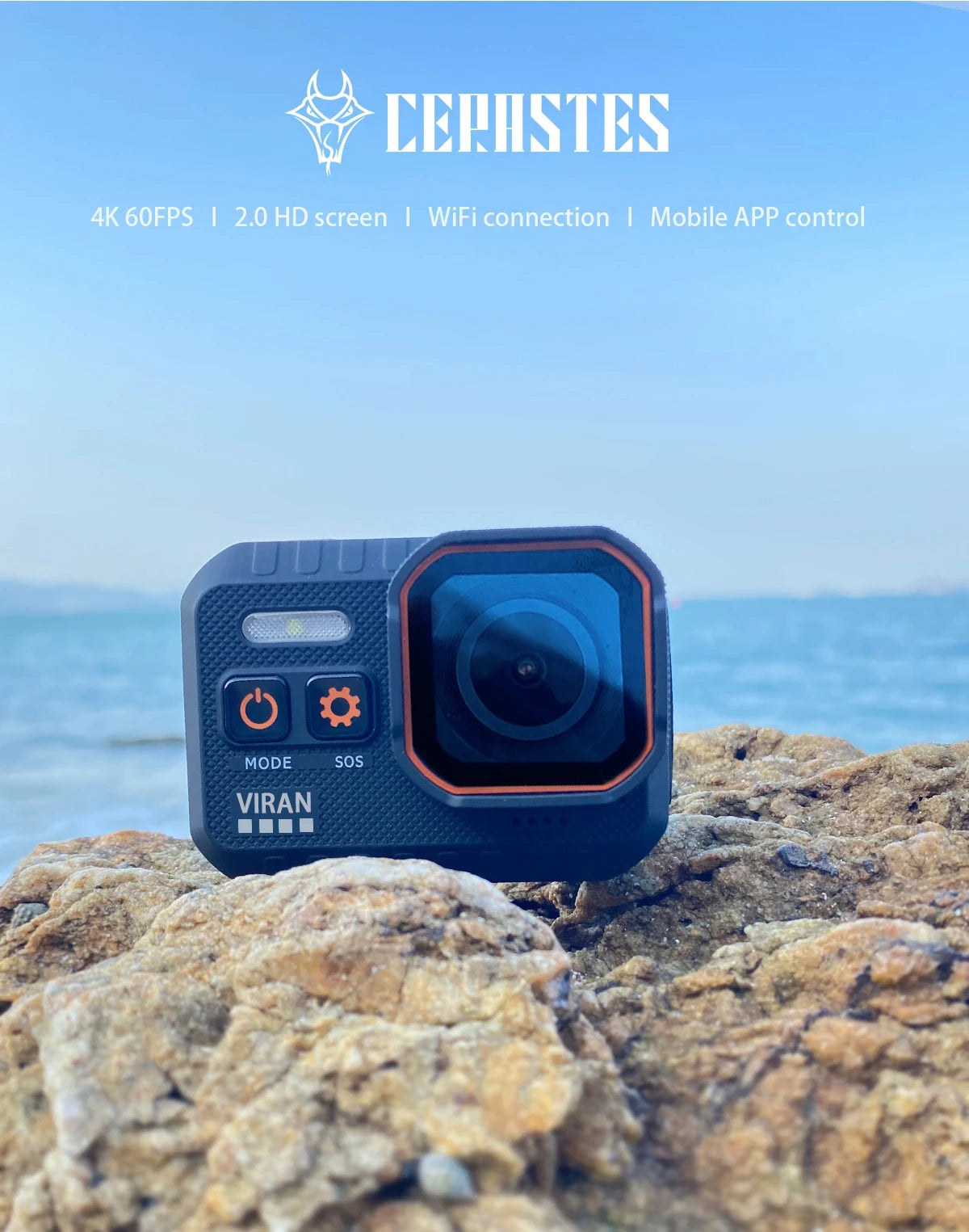 4K WiFi Action Camera with Remote Control Waterproof Sports Camera 170 Degree Wide Angle Helmet and Bicycle Recording Device