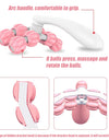 Y-shaped 8-bead massager Hand Held Massager Massager Roller for Hand Muscle Back Neck Foot Shoulder Leg Pain Relief Massage Tool