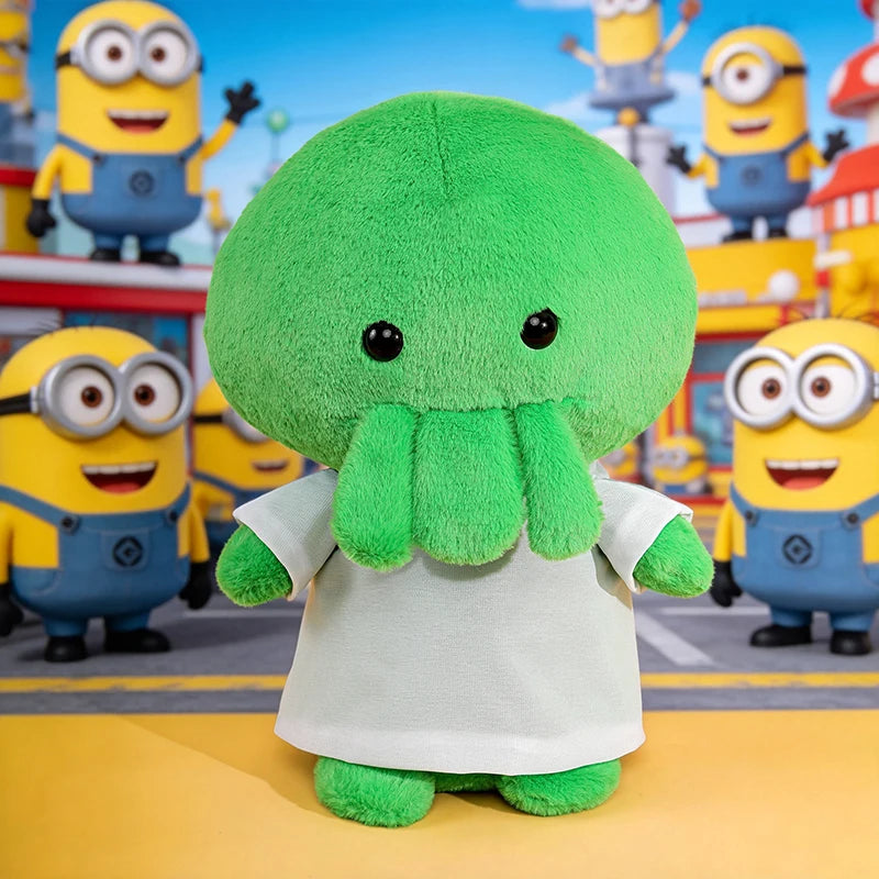 Cute Green Octopus Plush Toy With White Shirt