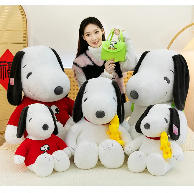 Cute Cartoon Dog Plush Backpack Soft Stuffed Pillow