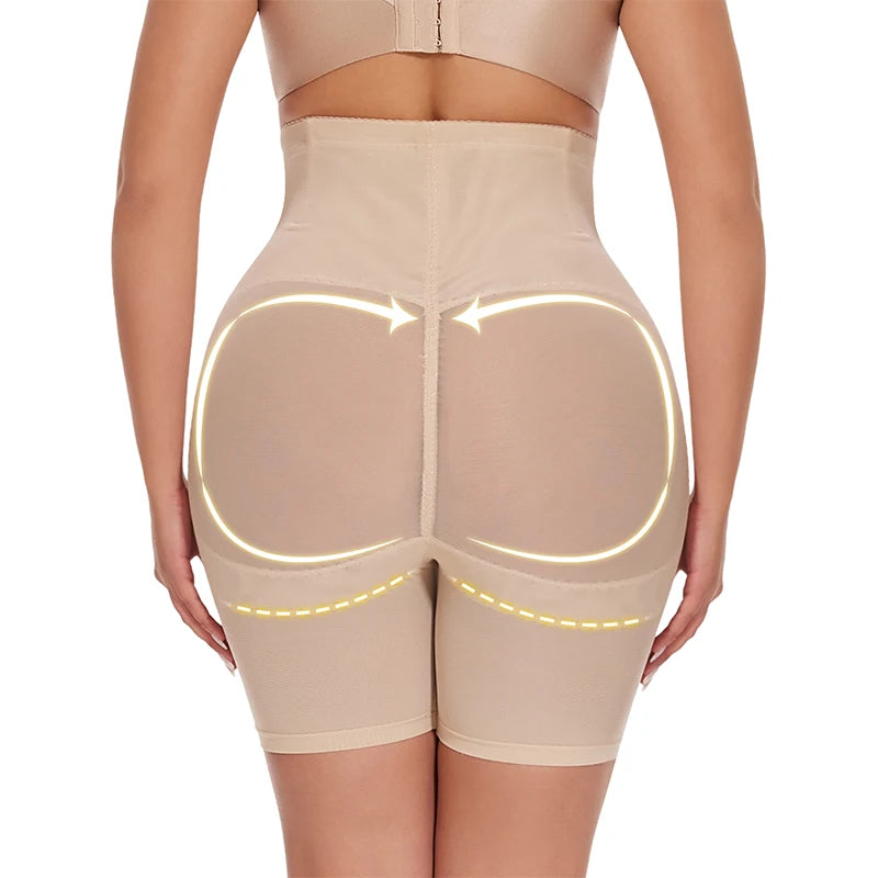 High Waist Trainer Panties Bodysuit Shapewear Women Butt Lifter Panties Tummy Control Thigh Slimming Shorts