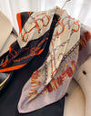 Square Women Scarves Silk Office Ladies Hair Neck Bandanna Headband Foulard Headcloth Muslim Headscarf Female muffler