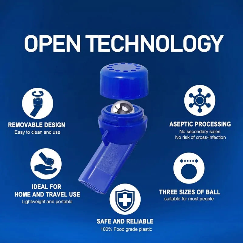 Mucus Removal Device Lung Expander Breathing Exercise Respiratory Muscle Trainer Phlegm Relief Clear Drug-Free OPEP Therapy
