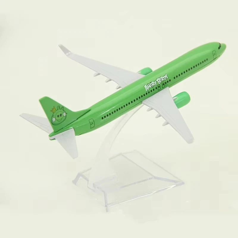 16CM Green Bird Boeing 737 Aircraft Model