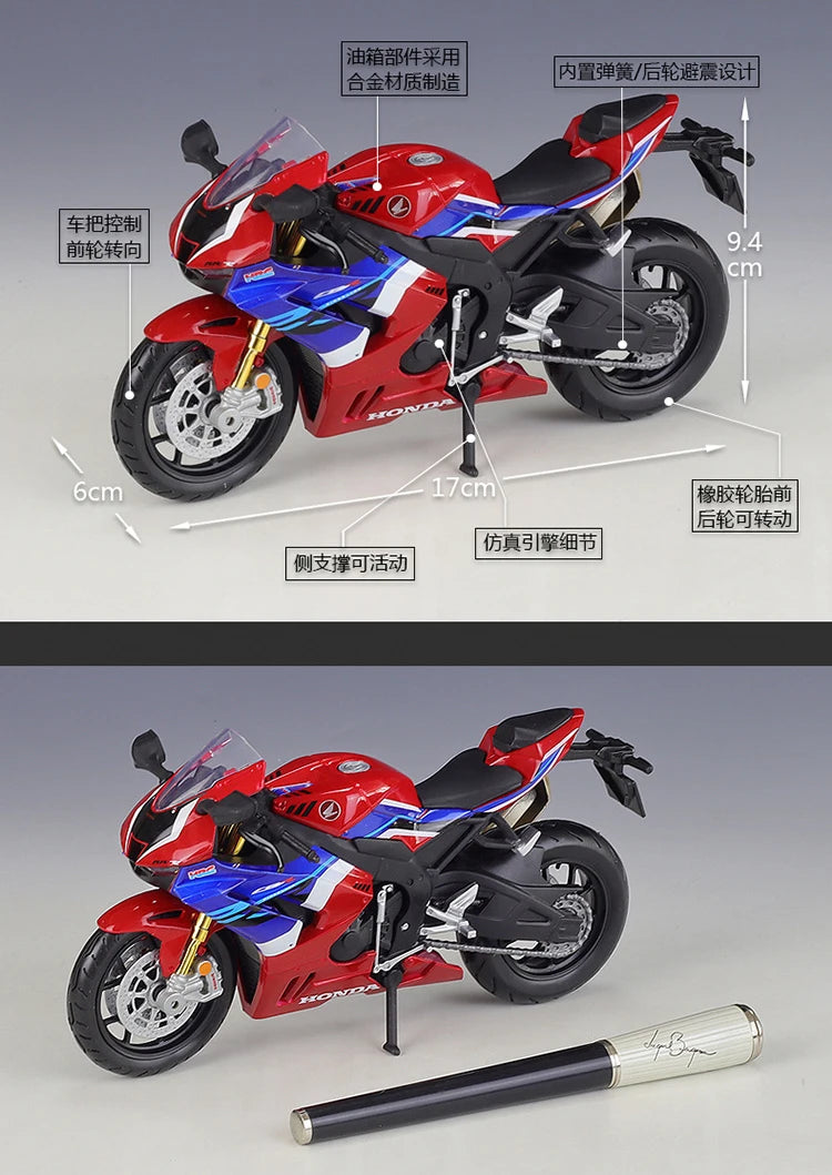 1 12 Scale Honda CBR1000RR R Fireblade SP Diecast Motorcycle Model