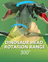Children Decompression Dinosaur Toy Creative Hand-operated Telescopic Spring Swing Dinosaur Toys Christmas Gifts for Kids