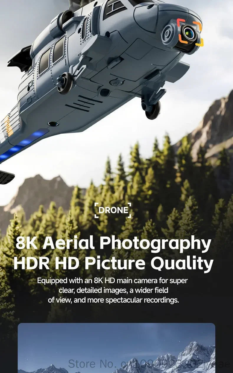 Remote Control Military Helicopter With Built In Screen