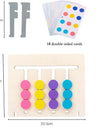 Montessori Wooden Toys Double-sided Matching Games for s 2 3 4 Years Logic Thinking Training Activity Board  Wooden Toys