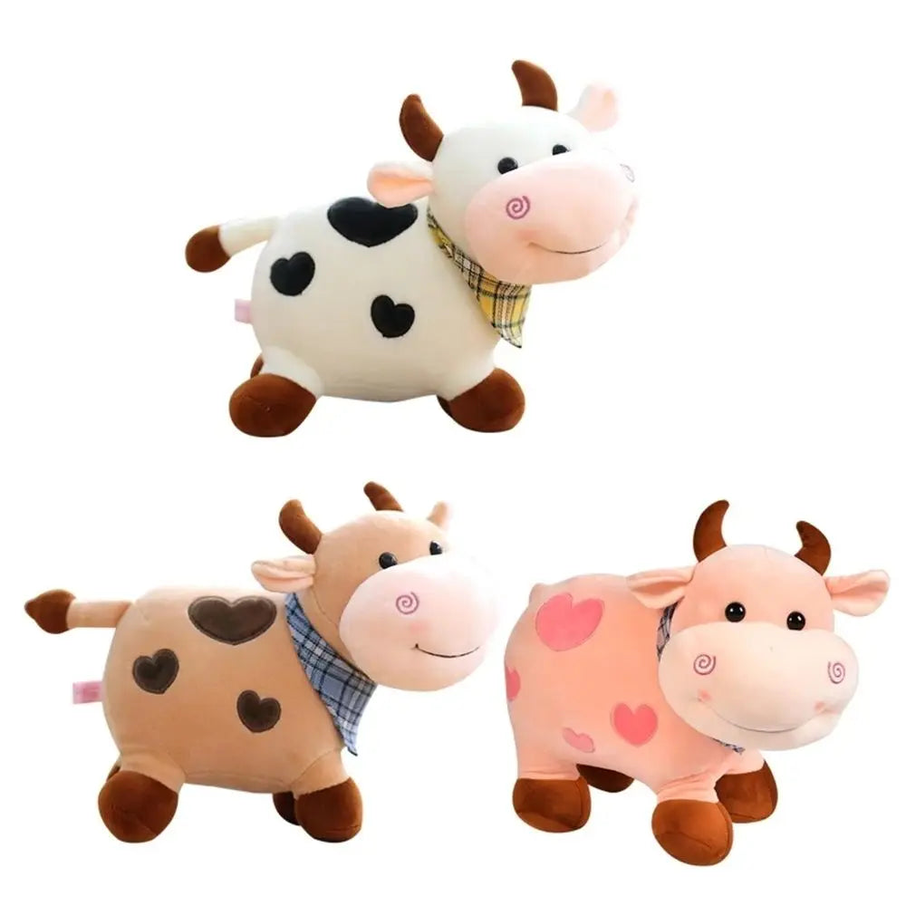 Cute Cartoon Home Decoration Cow Plush Toy Kids Toy Stuffed Animals Animal Plush Doll Smile Cow Stuffed Toy Cattle Plush Toy