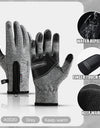 Outdoor Winter Riding Gloves Warm Touchscreen Wear Resistant Non-slip Zipper Cycling Motorcycle Gloves Men Hiking Working