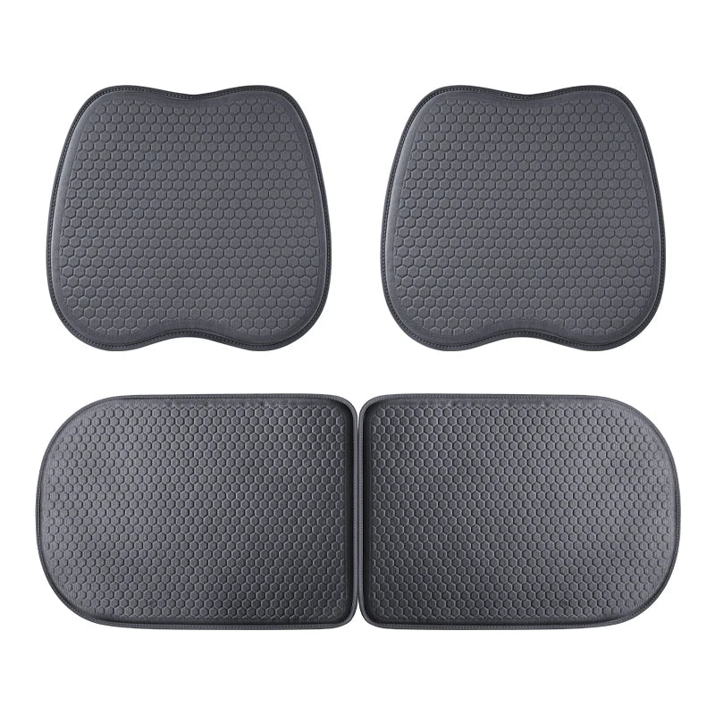 Summer Car Seat Covers TPE Cold Gel Seat Pad 3D Honeycomb Cool Seat Cushion Anti-Slip Auto Seat Covers Cooling Seat Mat