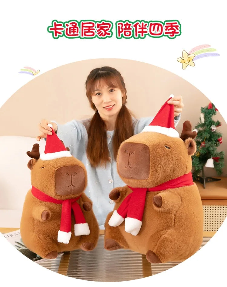 New 50cm Kawaii Capybara Plush Toy Capybara Stuffed Doll Christmas Gift Kids Birthday Xmas Present Cuddly Pillow Factory