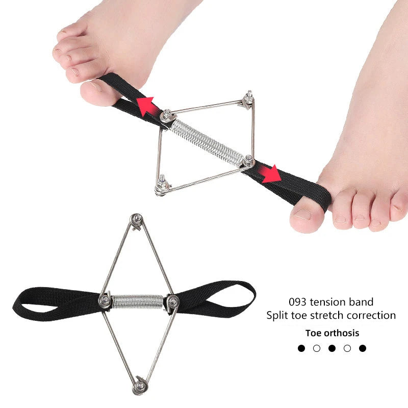 Hallux Valgus Corrector Belt Recovery Training Exerciser Strap Toe Separator Stretcher Thumb Elastic Band Foot Care Tools