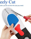 Shoes Insoles for Feet Arch Support Plantar Fasciitis Orthopedic Insole Men Silicone Shock absorbing Non slip Shoe Pads 2/4/6Pcs