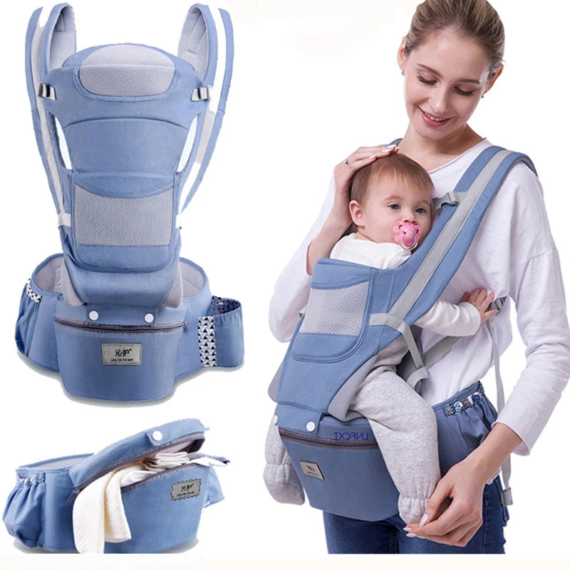 Carrier Waist Stool With Storage Bag Kangaroo Shoulder Swaddle Sling   Wrap Ergonomic Backpack Hipseat