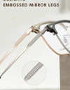 Ultra-light Comfortable Big Eyewear TR90 Pure Titanium Retro Square Optical Prescription Glasses Frame