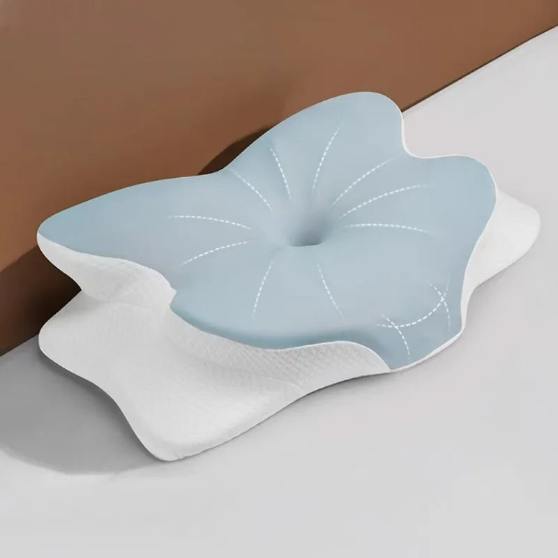 Large Ergonomic Cervical Pillow Memory Foam Sleeping Pillow Butterfly Shape Orthopedic Pillow Improve Sleep Quality