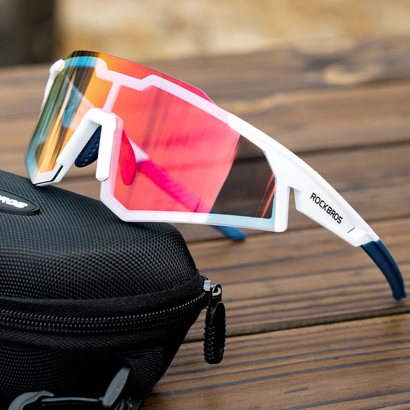 Bicycle Glasses Photochromic / Polarized Lens Bike Sunglasses Eyewear Sun Protect Sports MTB Road Adult Cycling Glasses